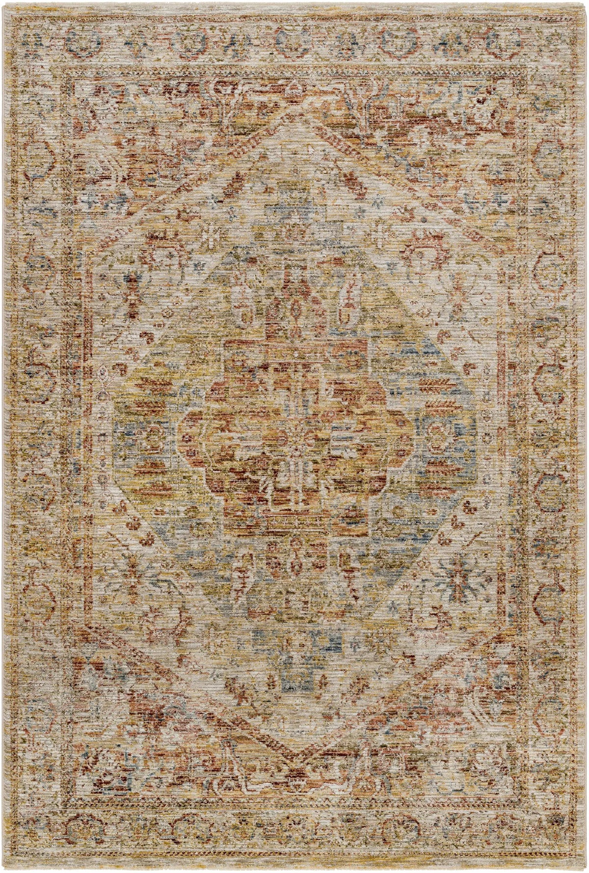 Alois Rust Rich Textured Traditional Rug, photo 12 of 12