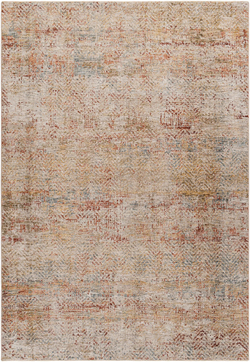 Sava Rust Rich Textured Traditional Rug by Boutique Rugs