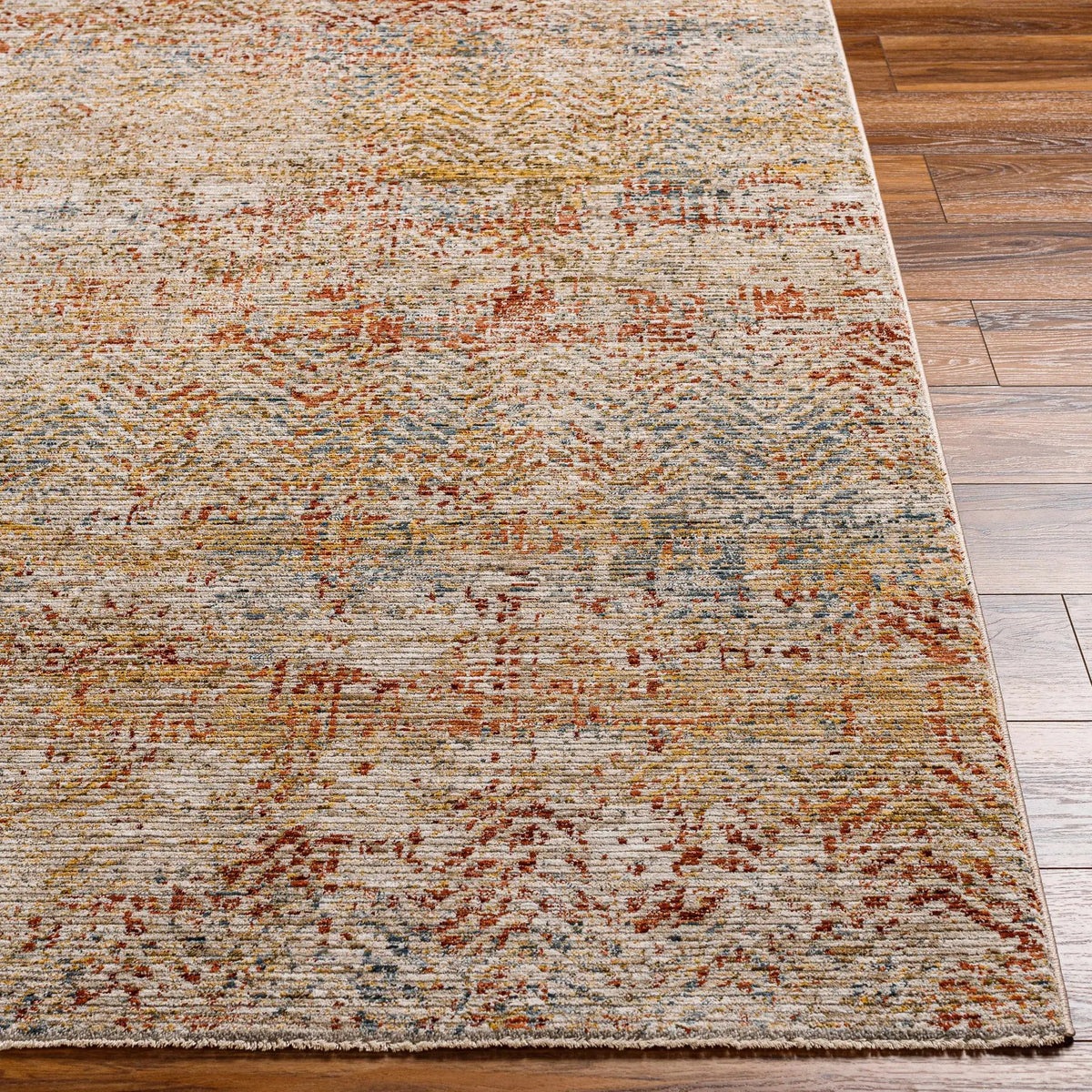 Sava Rust Rich Textured Traditional Rug, photo 3 of 12