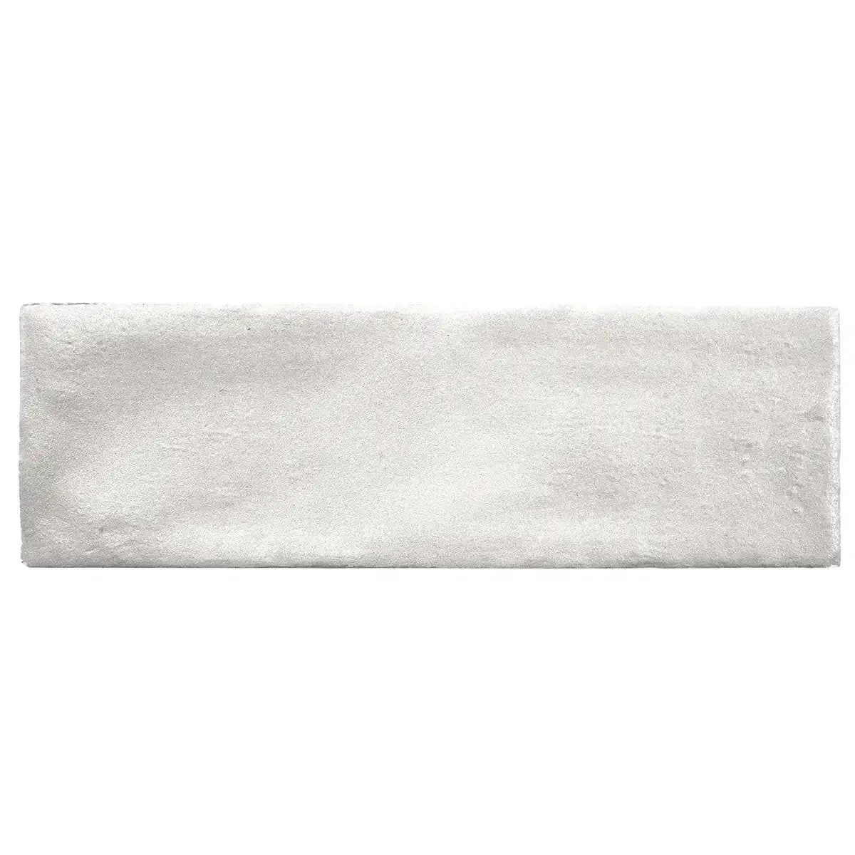 White 2.5x8 Glossy Matte Subway Ceramic Tile (38 pack, 5.38 sq ft/case) by Apollo Tile