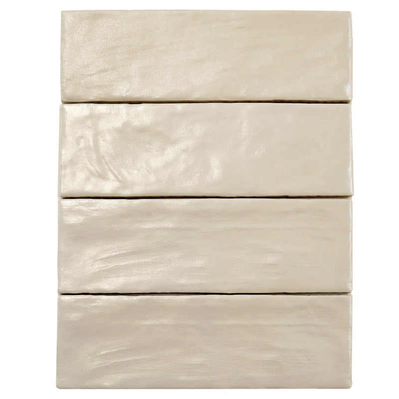 Light Tea Green 2.5x8 Glossy Matte Subway Ceramic Tile (38 pack, 5.38 sq ft/case) by Apollo Tile