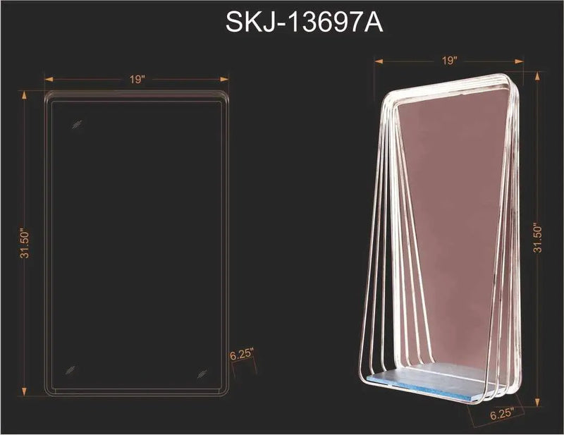 Silopi Mirror - Clearance by Boutique Rugs