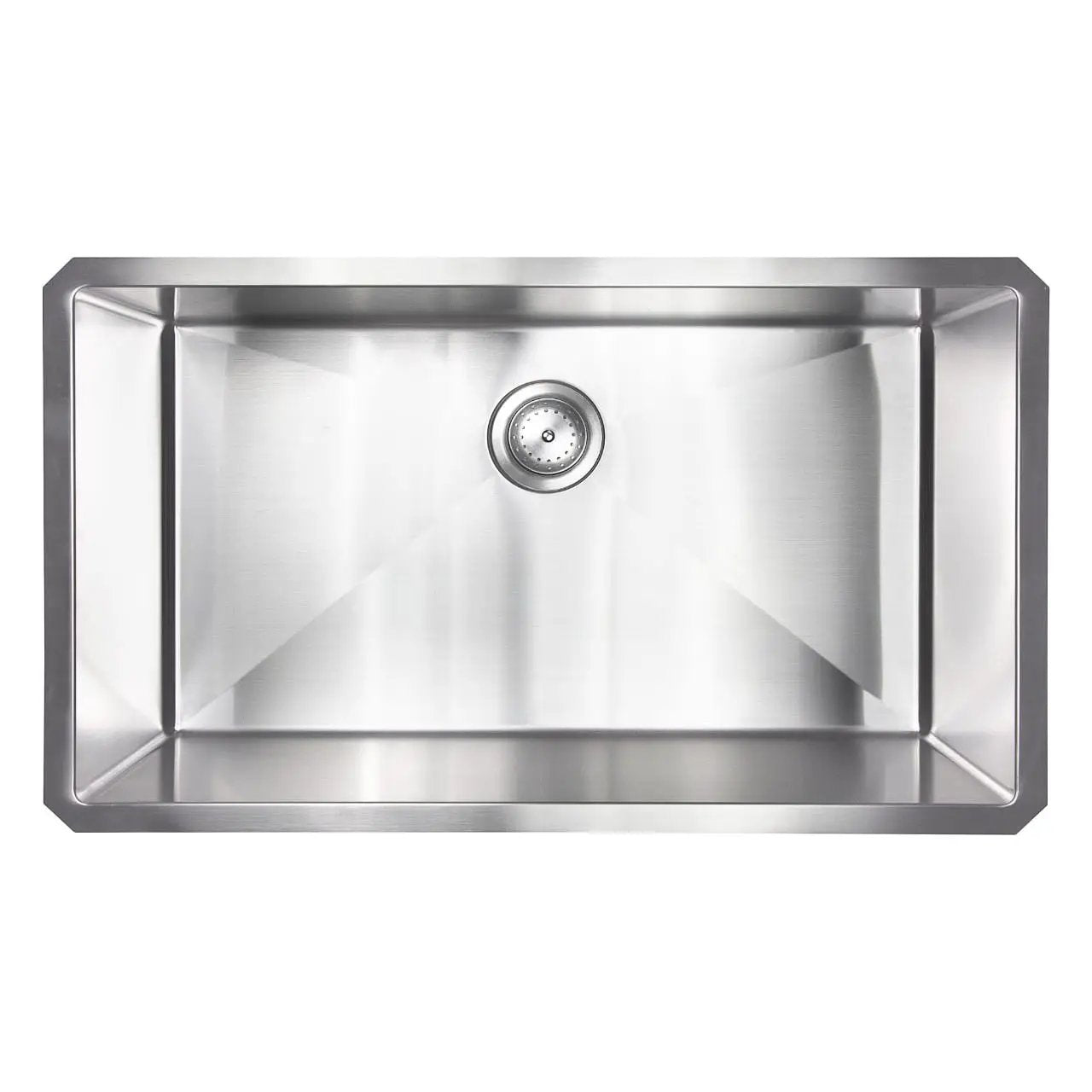 Single Bowl Handcrafted Kitchen Sink 3219 Stainless Steel close up