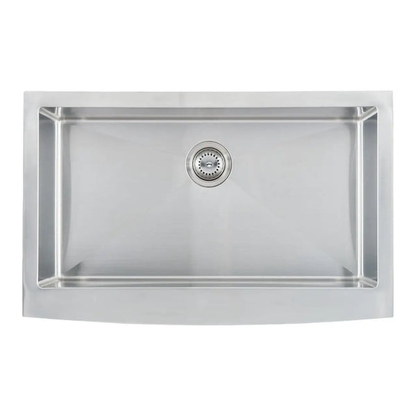 Handcrafted Farmhouse With Apron 16g 3321 Stainless Steel Tiles