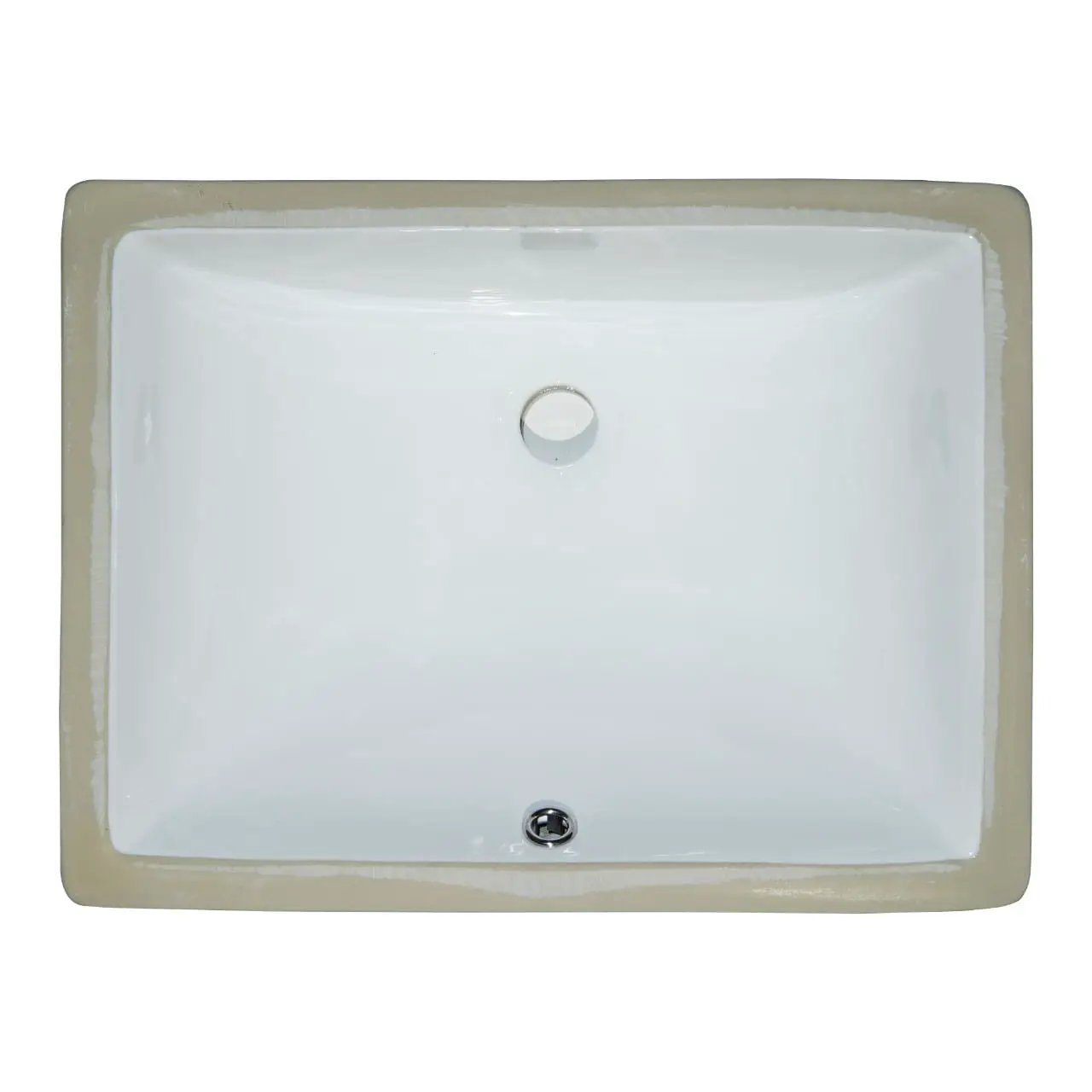 Vanity White Rectangle Porcelain 2015 Sinks close up