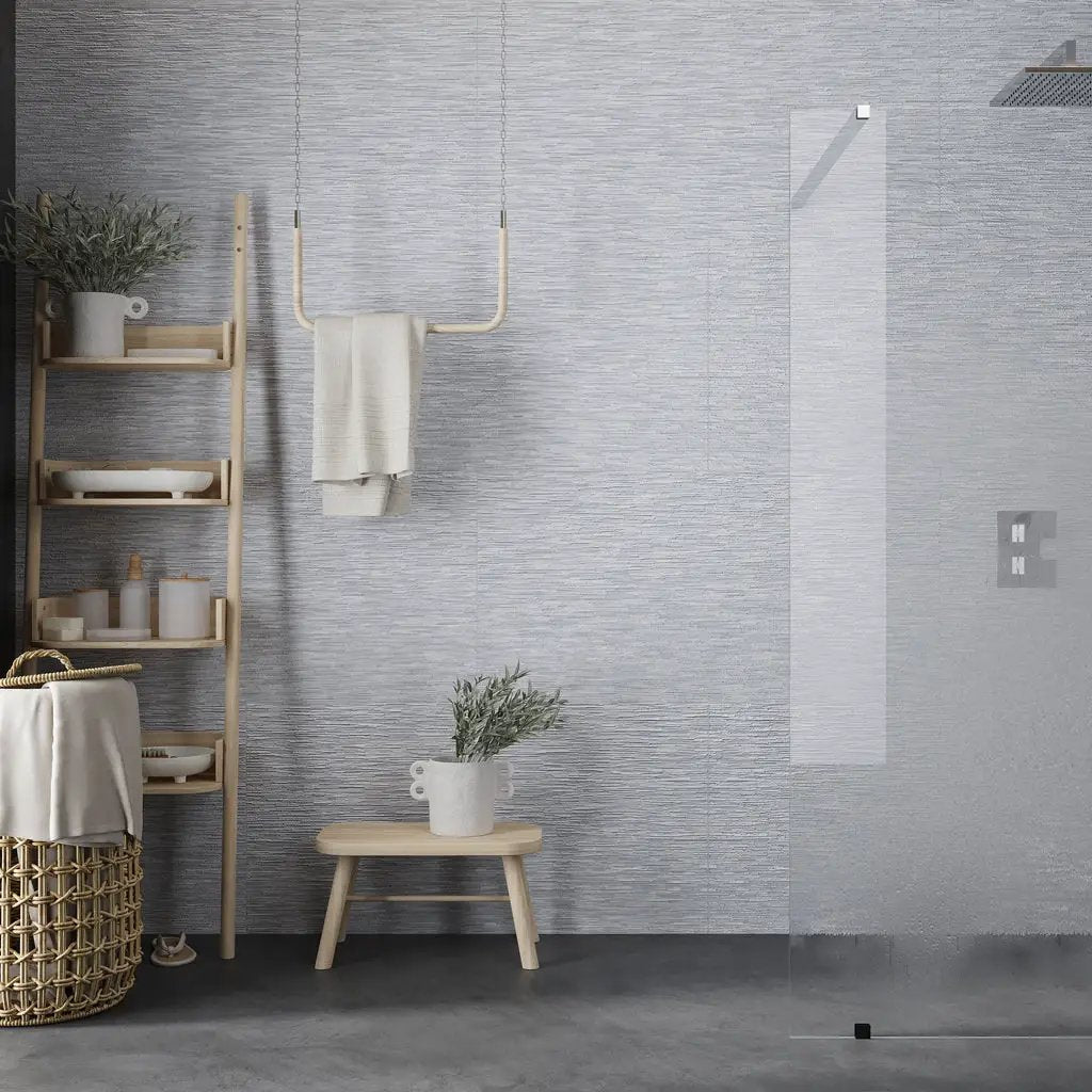 Gray 24x48 Textured Porcelain Large Format Tile (2 pack, 15.29 sq ft/case) by Apollo Tile