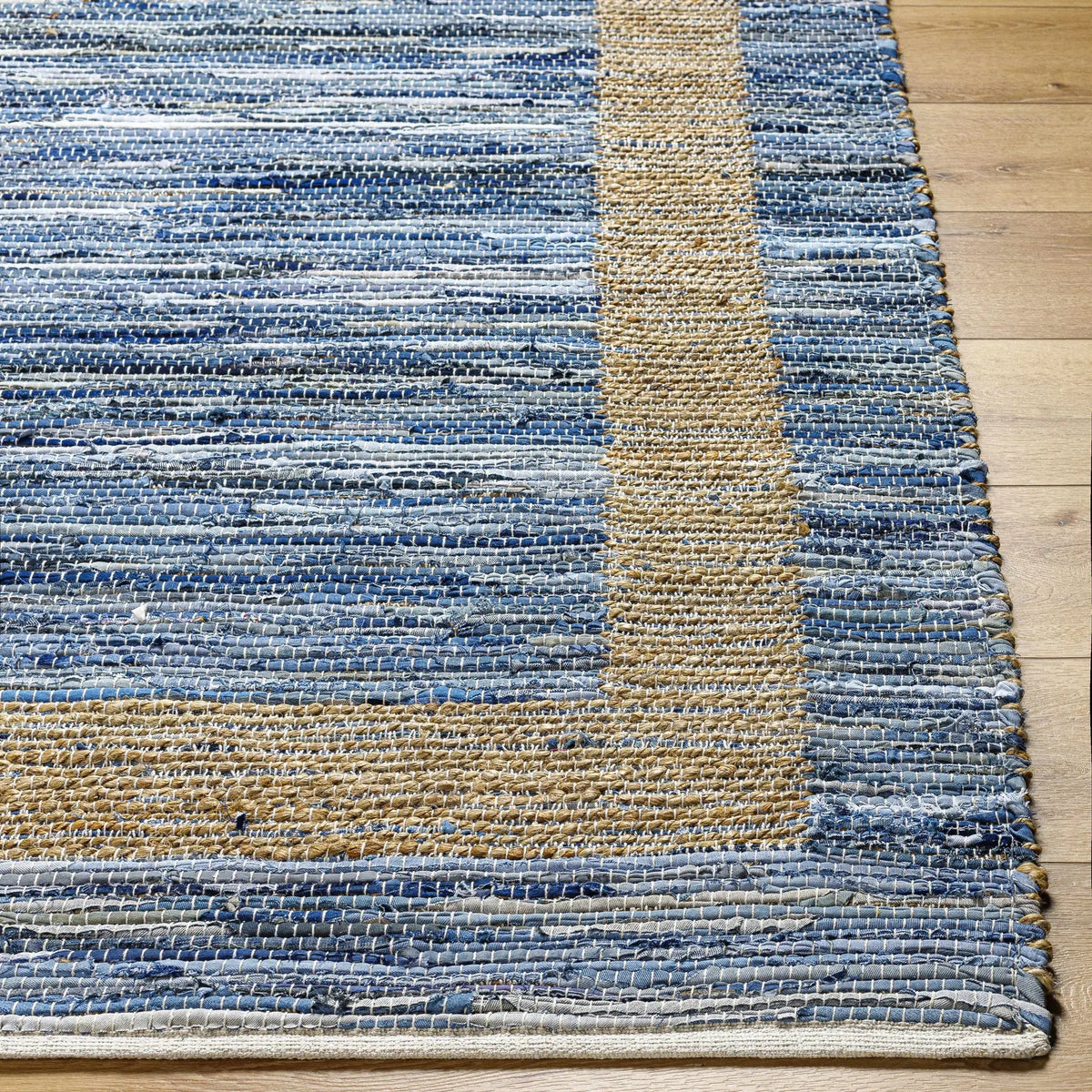 Ghita Recycled Blue Jean Rug - Clearance, photo 5 of 8