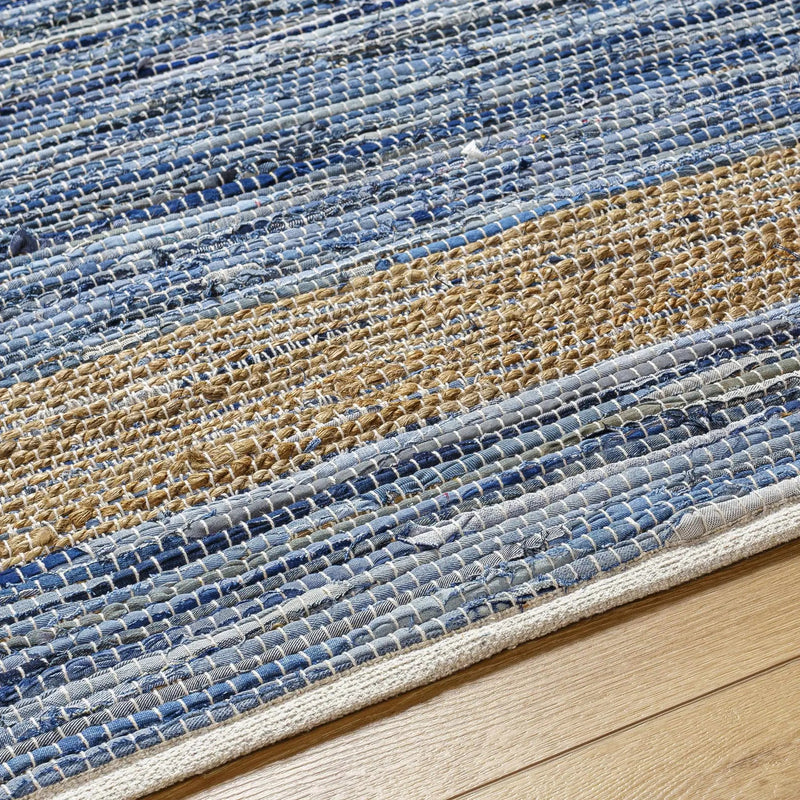 Ghita Recycled Blue Jean Rug - Clearance by Boutique Rugs