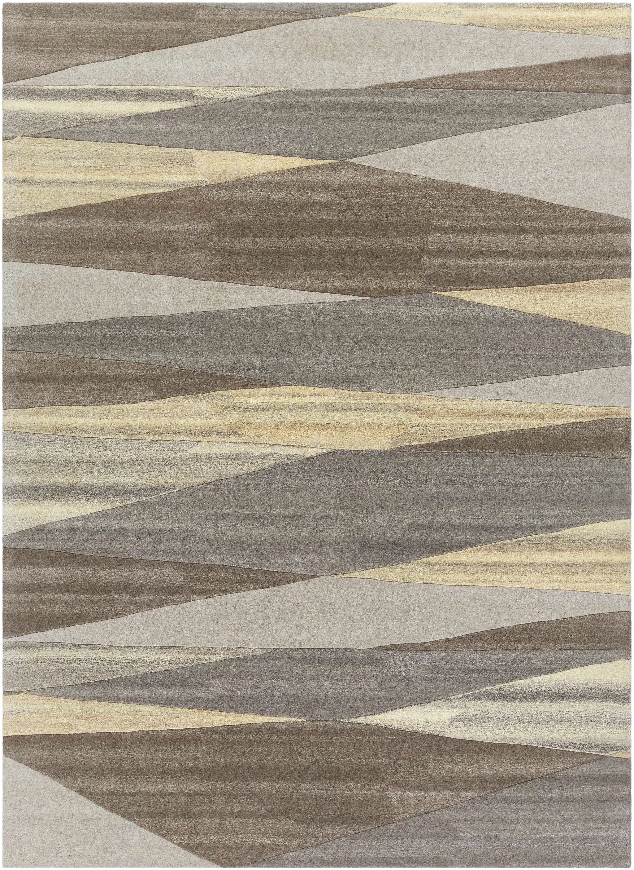 Forum Taupe Modern Wool Rug by Boutique Rugs