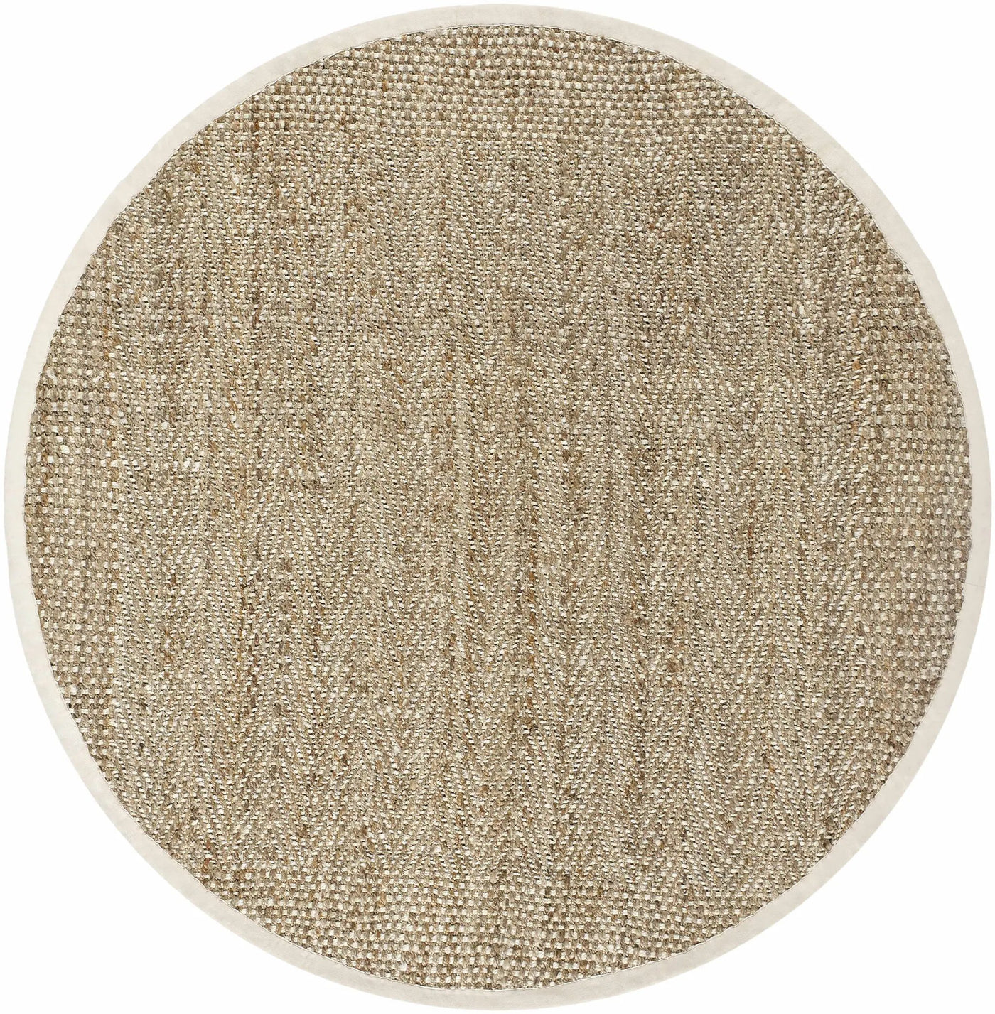 Dinah Natural Textured Jute Rug by Boutique Rugs