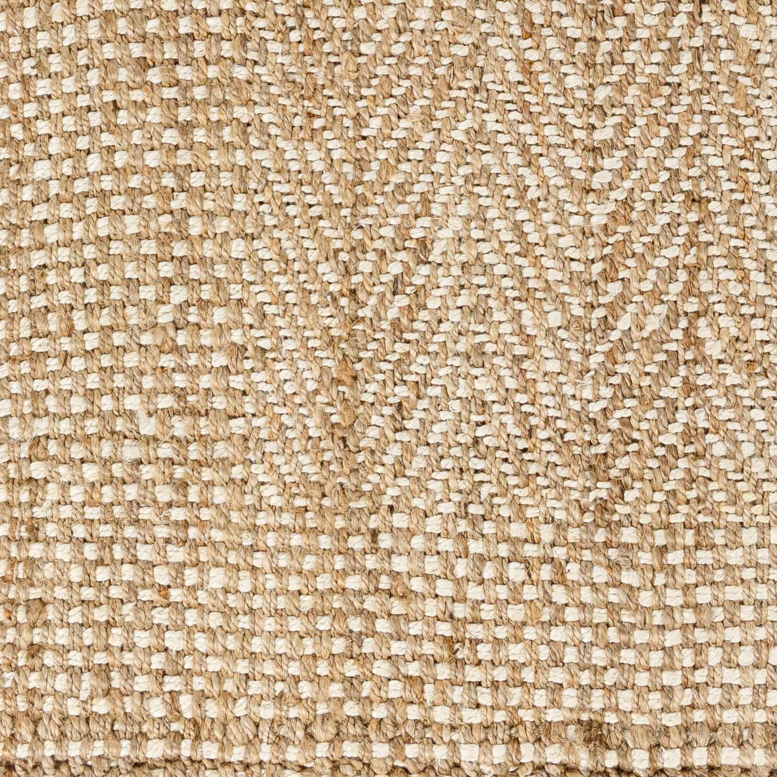 Dinah Natural Textured Jute Rug by Boutique Rugs