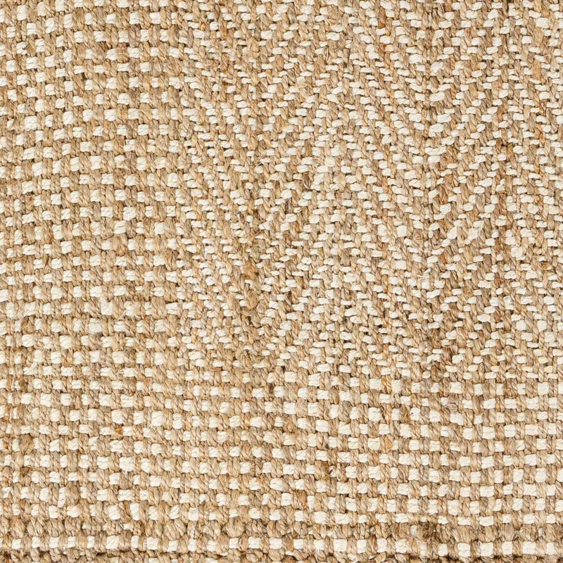 Dinah Natural Textured Jute Rug by Boutique Rugs