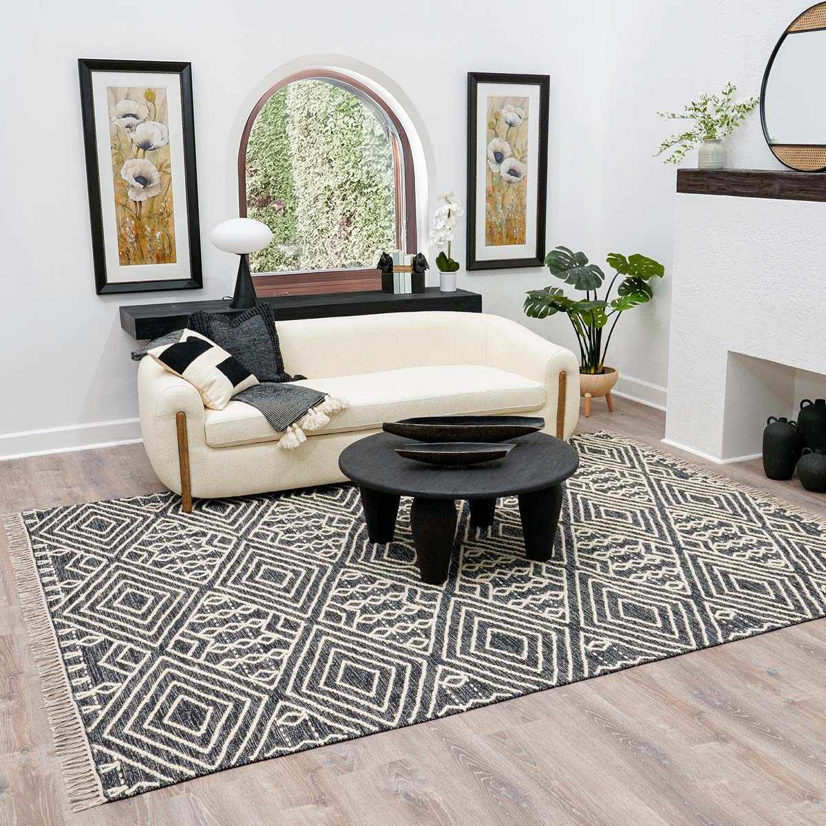 Skedee Area Rug - Clearance, installed in a room