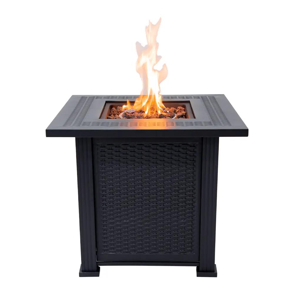 Outdoor Metal Fire Pit Table 50,000 BTUs - Propane Fuel Type by EnvelorHome