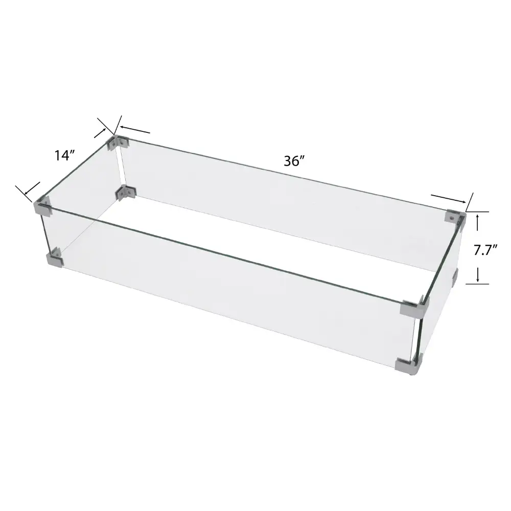Propane Fire Pit Table Outdoor 50,000 BTU Firepits for Outside CSA Certified by EnvelorHome