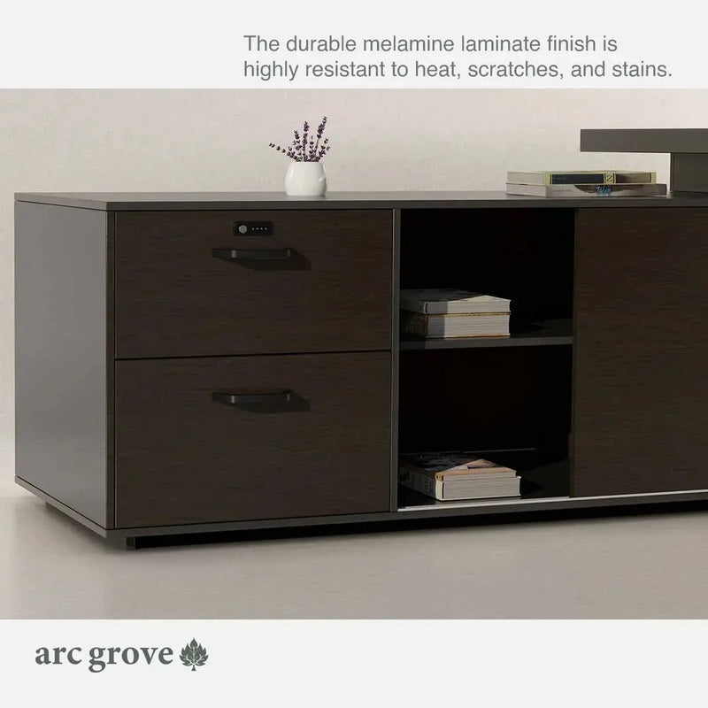 Hershey · Modern L-Shaped Executive Desk by Arc Grove