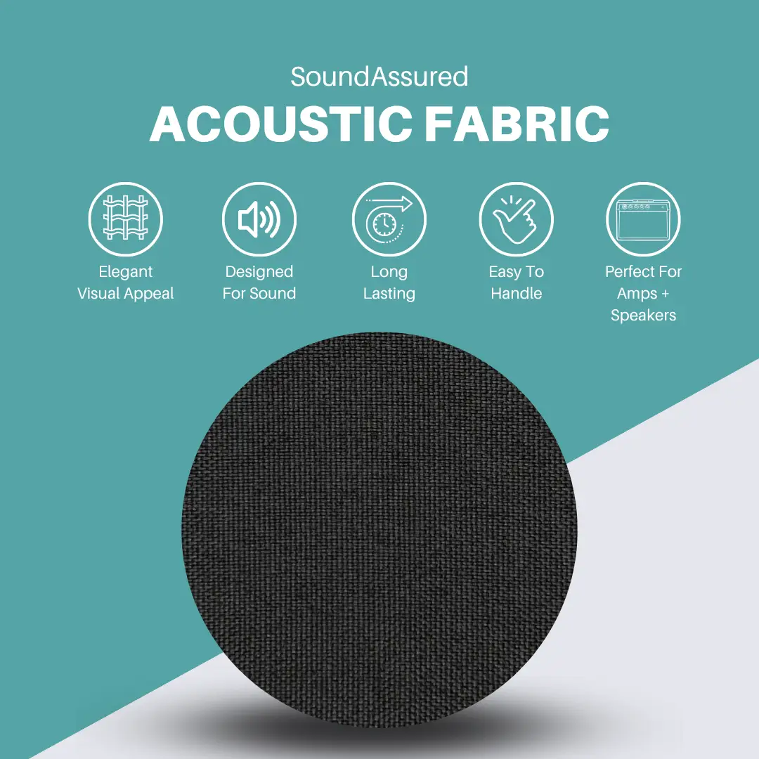 TruWeave™ Acoustic Fabric by SoundAssured - Single Layer (100% Acoustically Transparent), photo 7 of 16