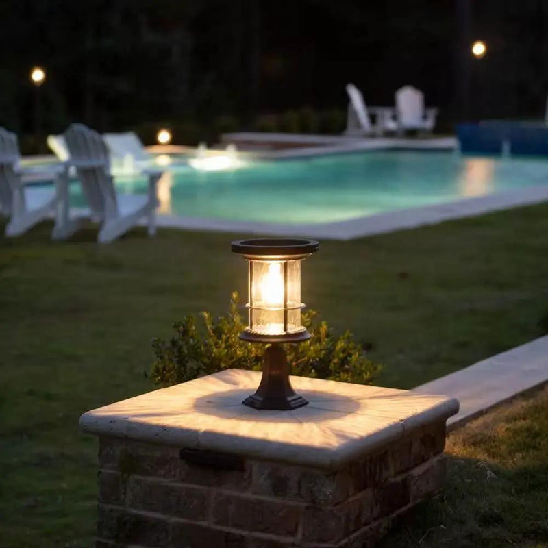 Outdoor Pole/Base/Wall Mount Solar LED Light - Yard Path Lighting - 100 Lumens by HomePacific