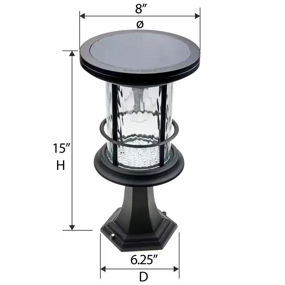 Outdoor Pole/Base/Wall Mount Solar LED Light - Yard Path Lighting - 100 Lumens by HomePacific