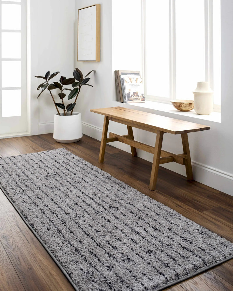 Demi Gray Washable Area Rug - Clearance by Boutique Rugs