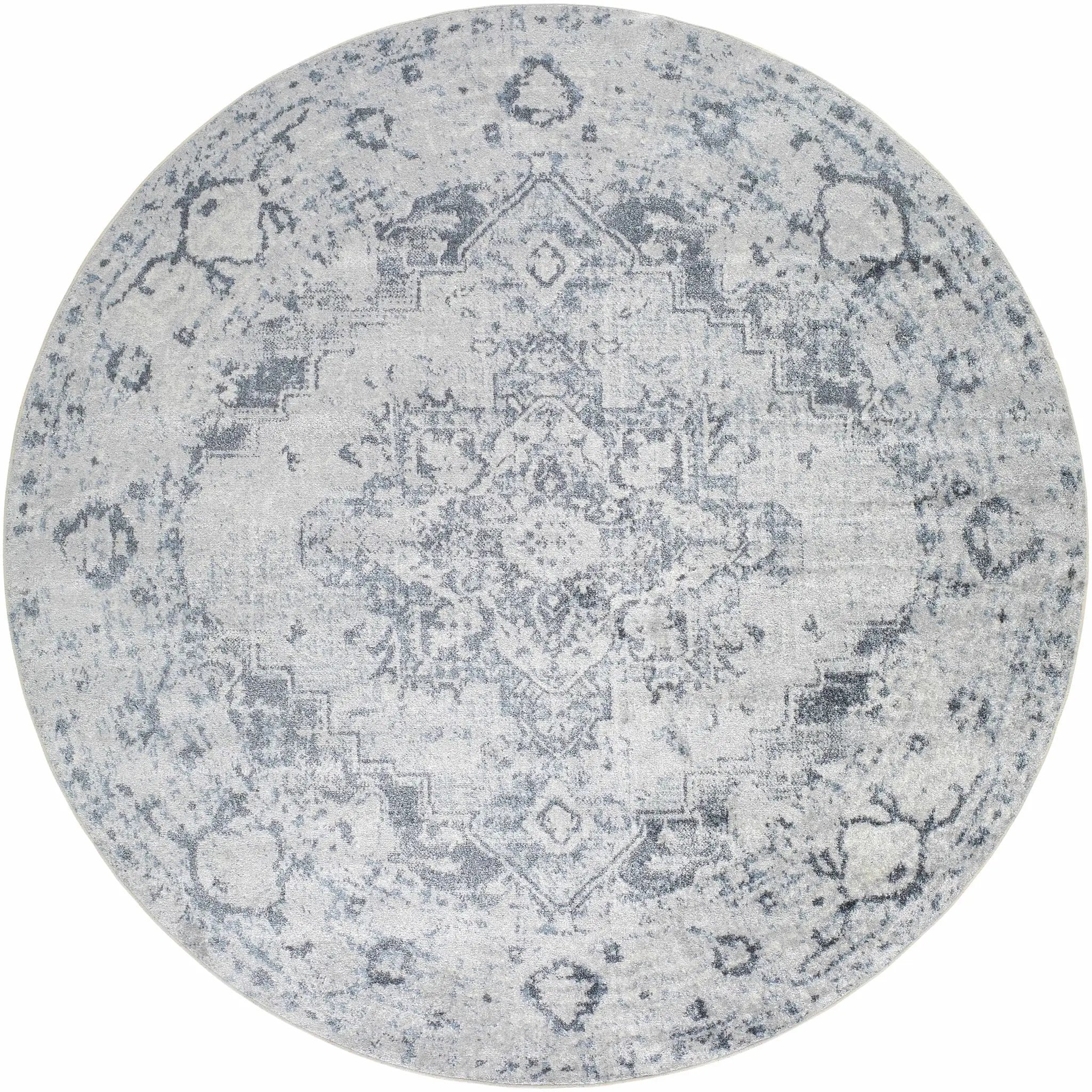 Ankti Aqua Washable Area Rug - Clearance by Boutique Rugs