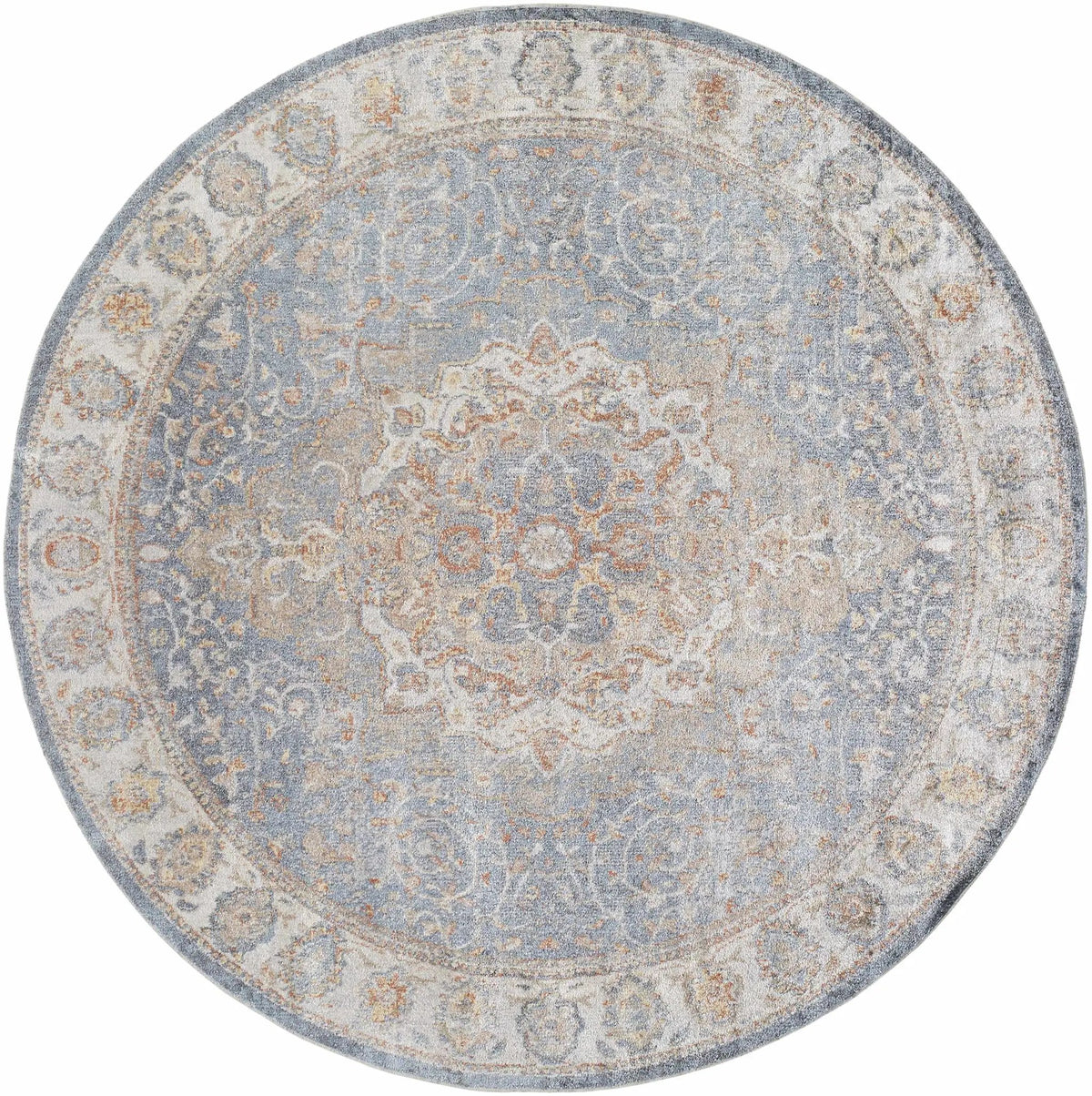 Aurum Blue & Beige Washable Area Rug - Clearance, photo 19 of 19