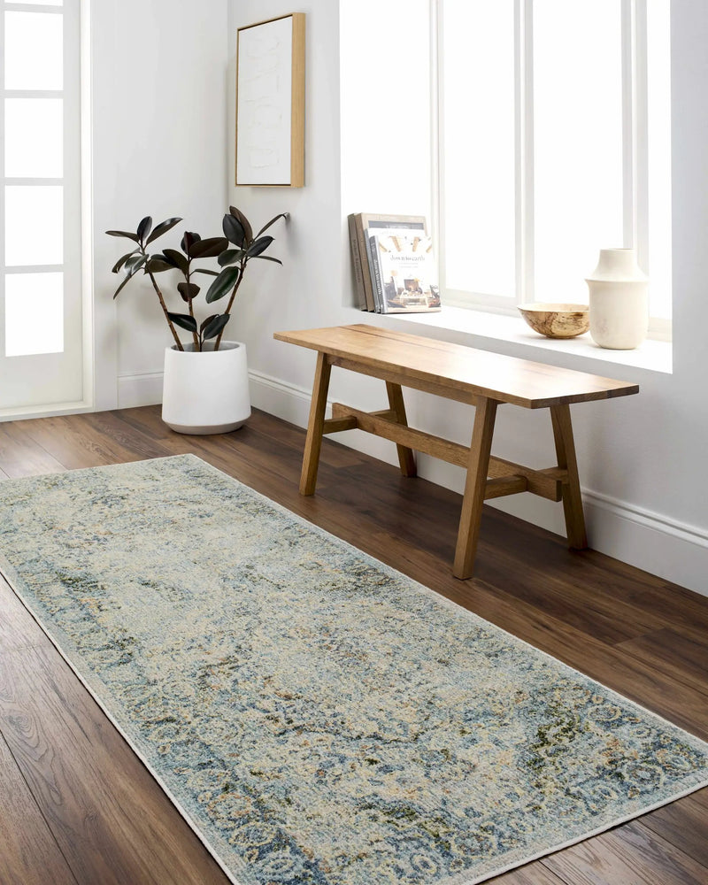 Aurum Beige Washable Area Rug by Boutique Rugs