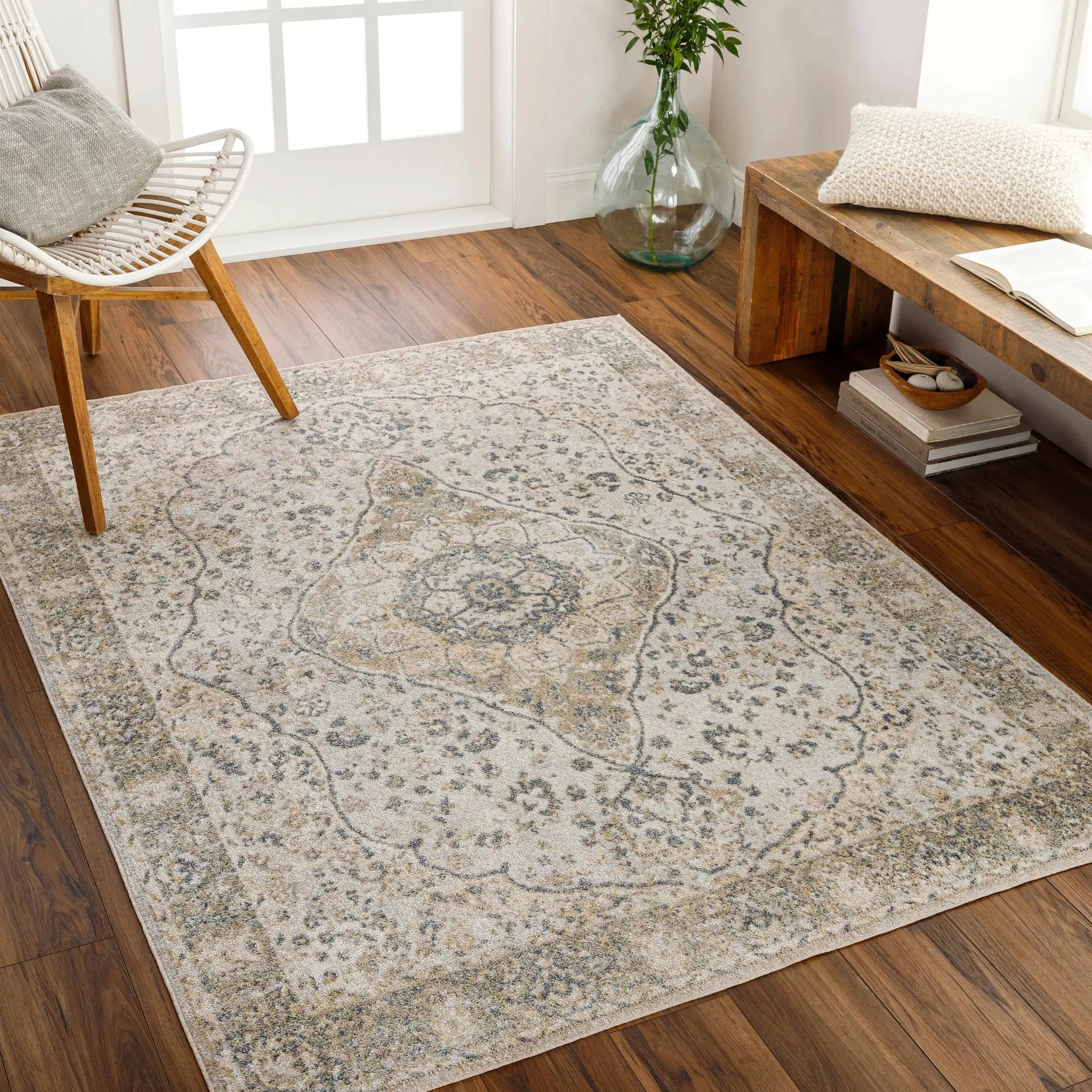 Cara Flat Pile Washable Rug by Boutique Rugs