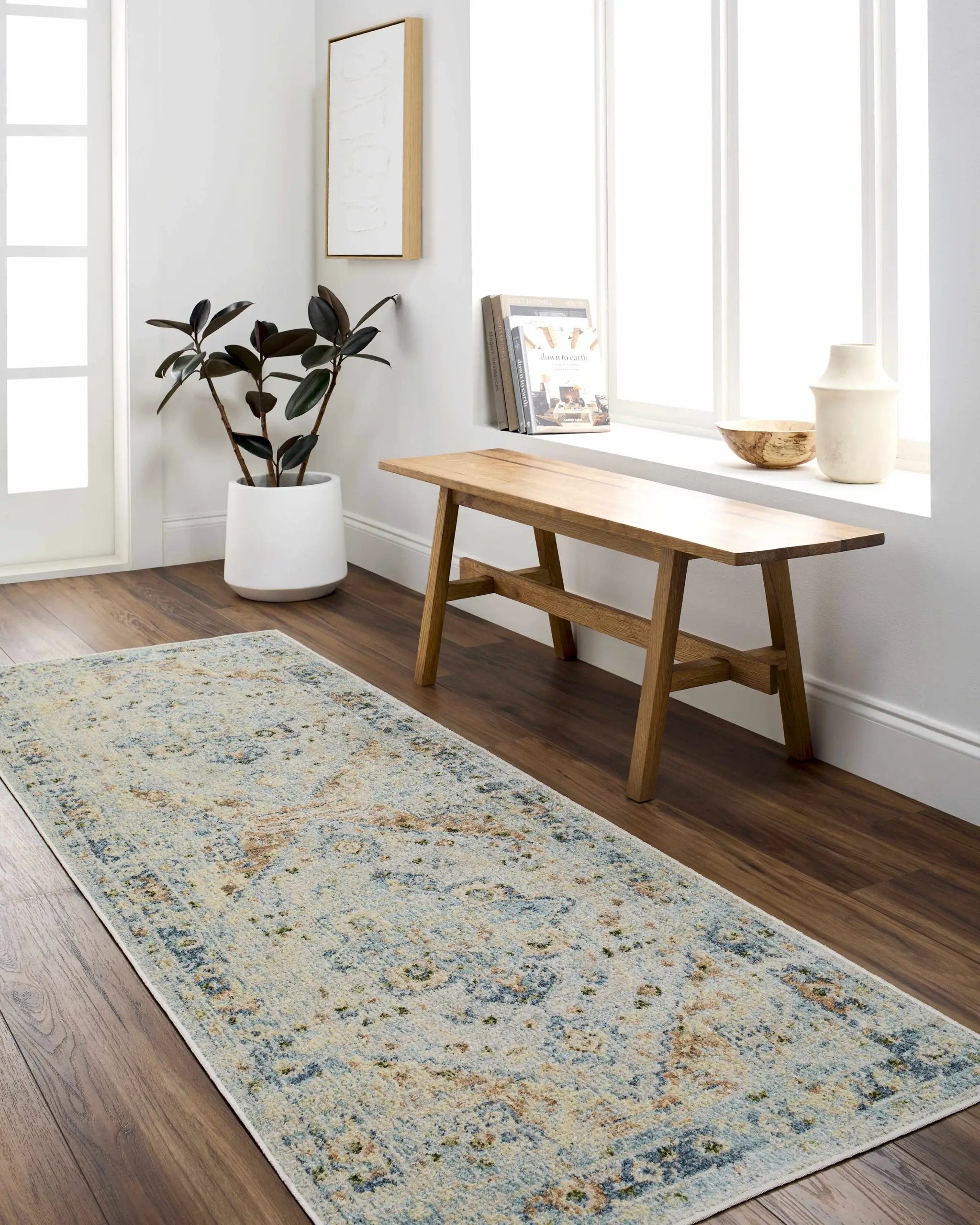 Ezri Washable Area Rug - Clearance by Boutique Rugs