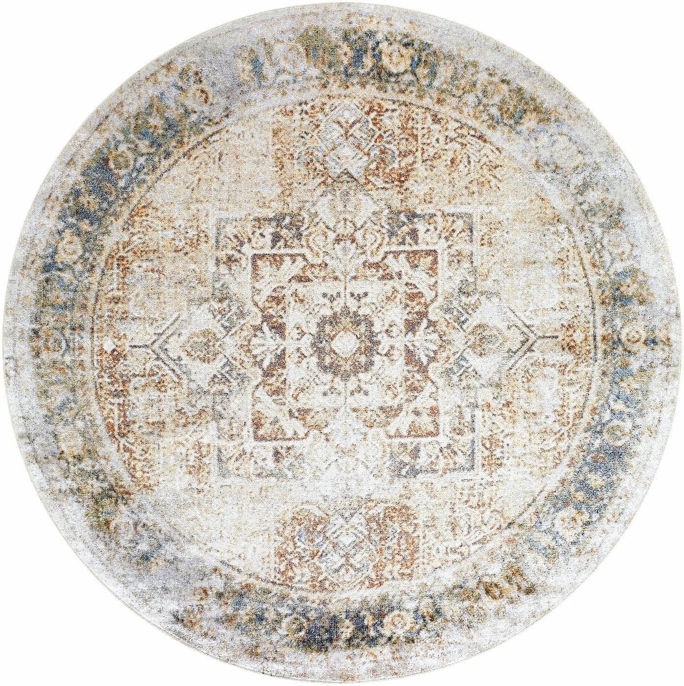 Heritage Style Flat Pile Washable Rug by Boutique Rugs