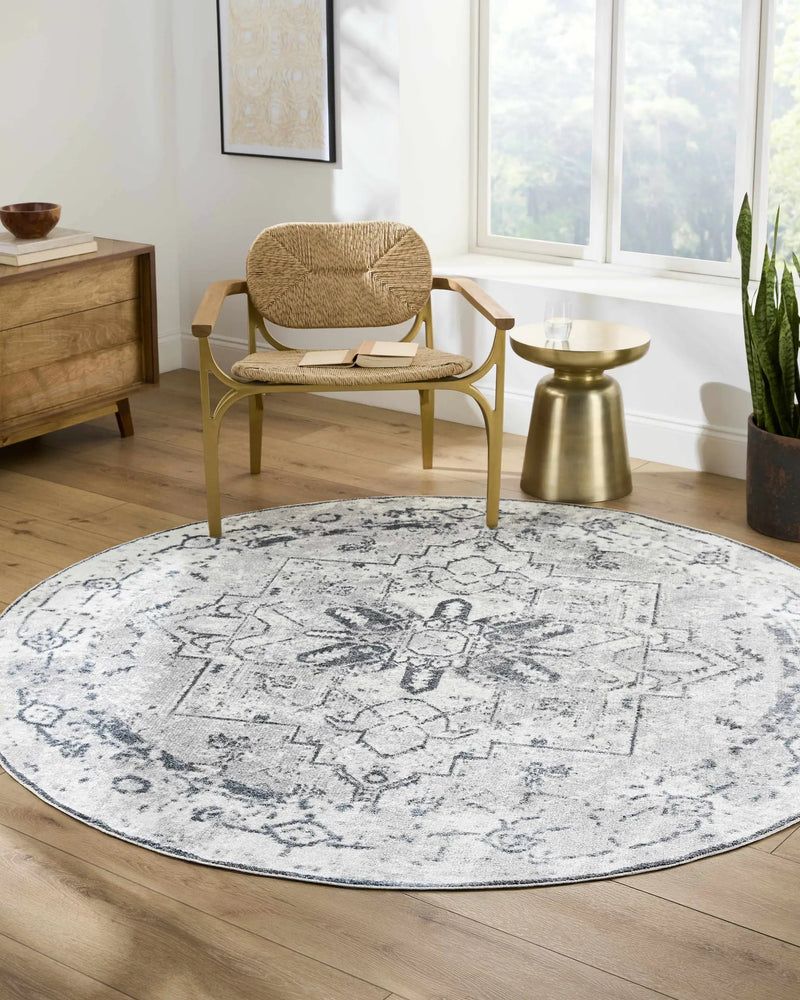 Hera Ivory Boutique Washable Rug - Clearance by Boutique Rugs