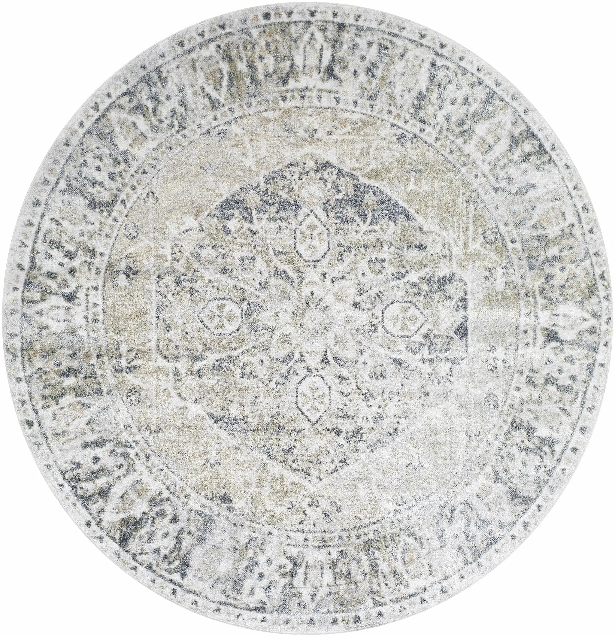 Rudo Beige Flat Pile Washable Rug by Boutique Rugs