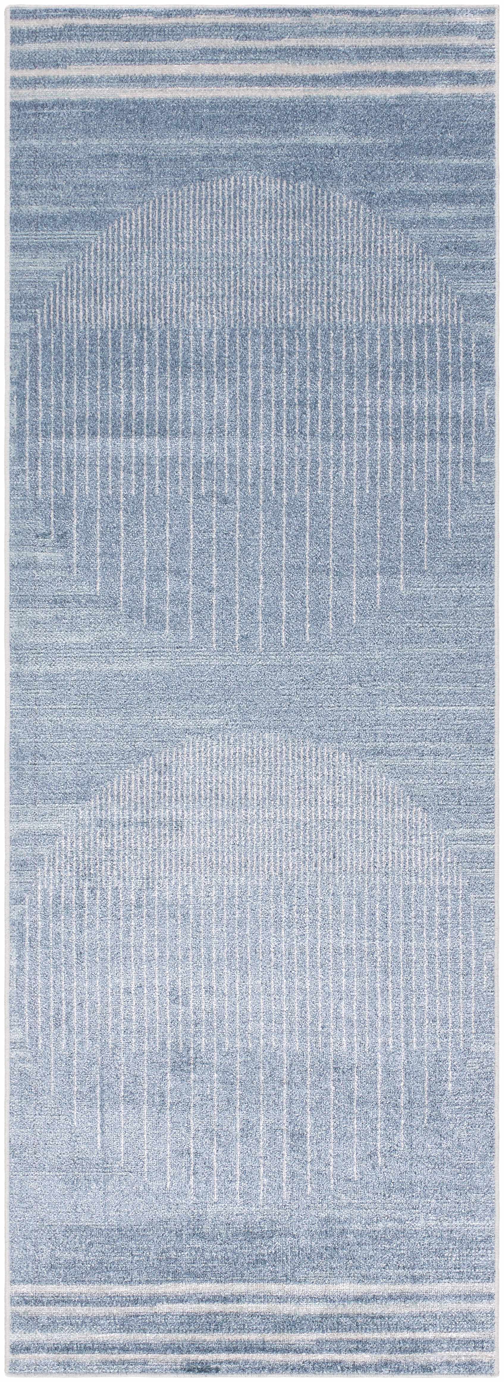 Thad Blue Washable Area Rug - Clearance by Boutique Rugs