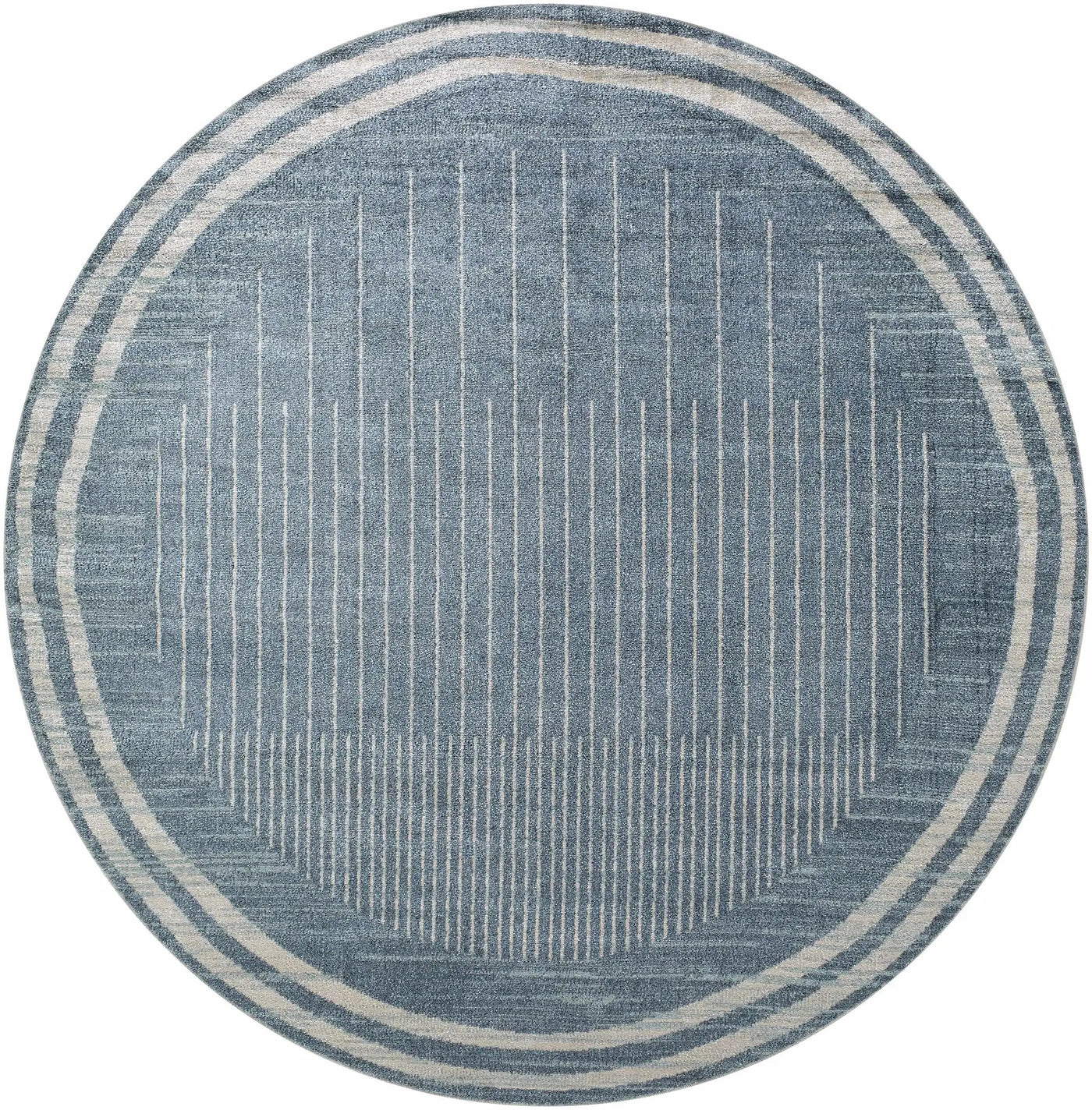 Thad Blue Washable Area Rug - Clearance by Boutique Rugs