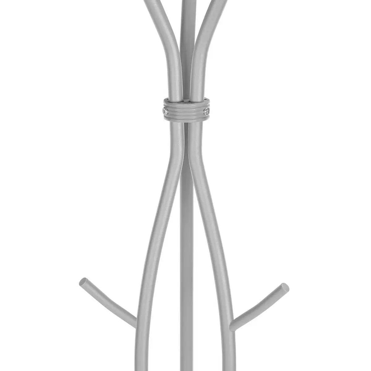 74-inch Freestanding Silver Metal Coat Rack Entryway Hall Tree Umbrella Stand by HomePacific