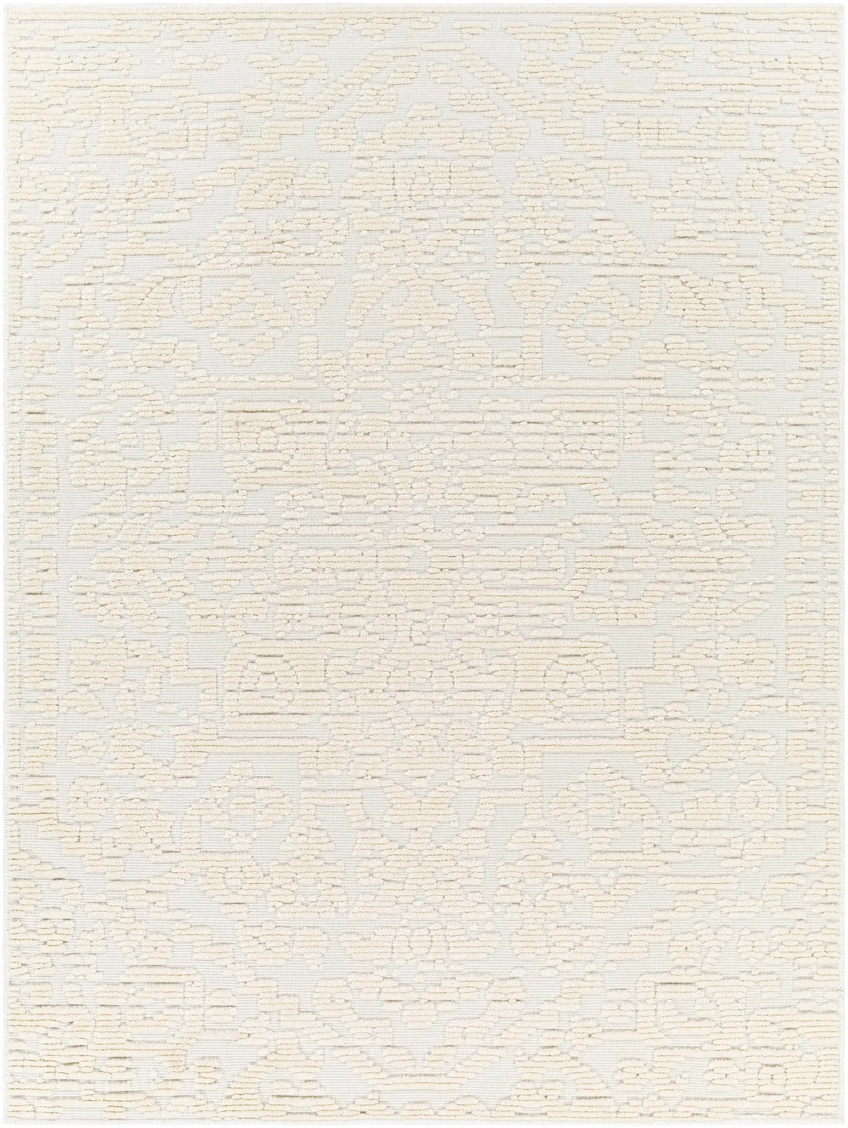 Beren Cream Washable Area Rug - Clearance