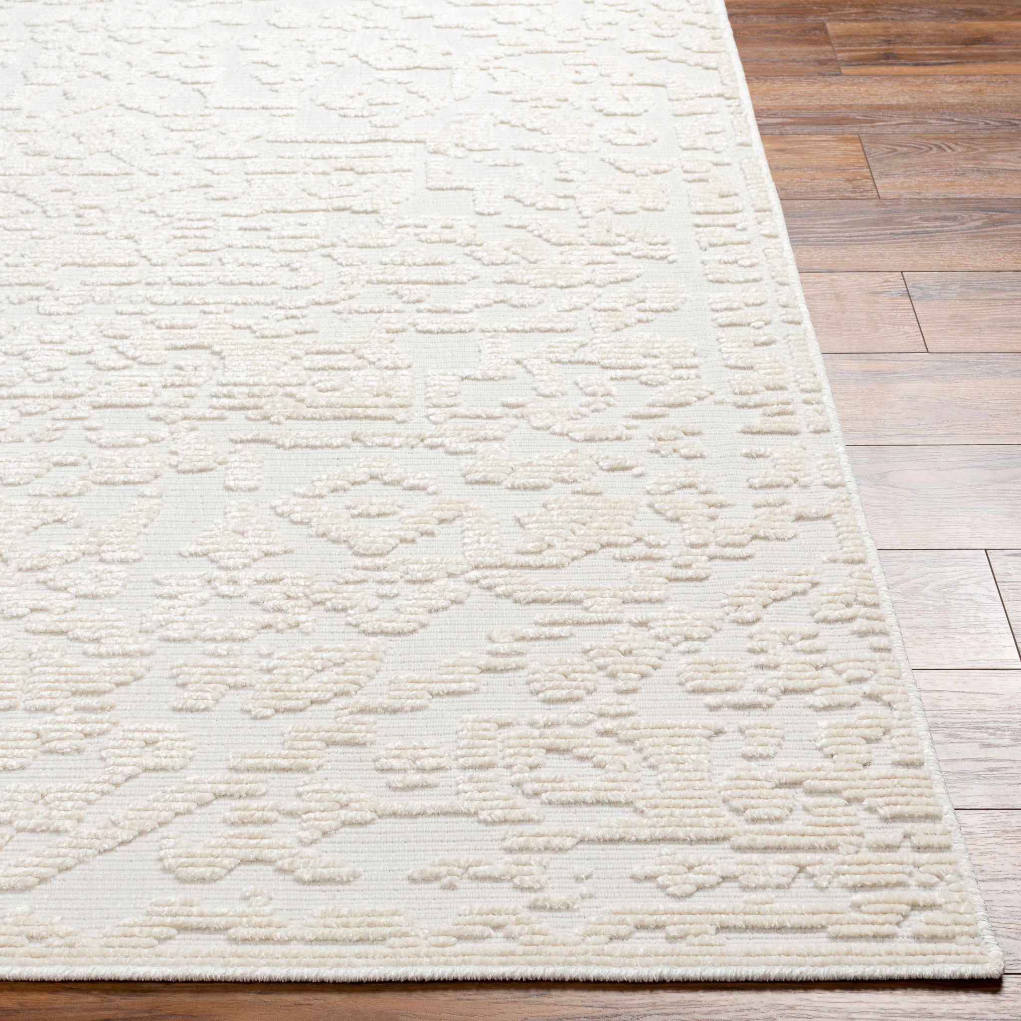 Beren Cream Washable Area Rug - Clearance by Boutique Rugs