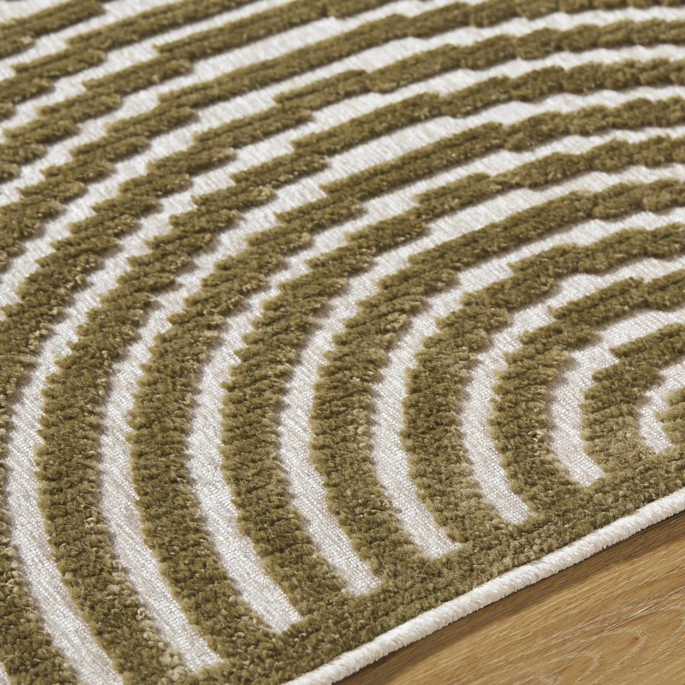 Deron Khaki Washable Area Rug by Boutique Rugs