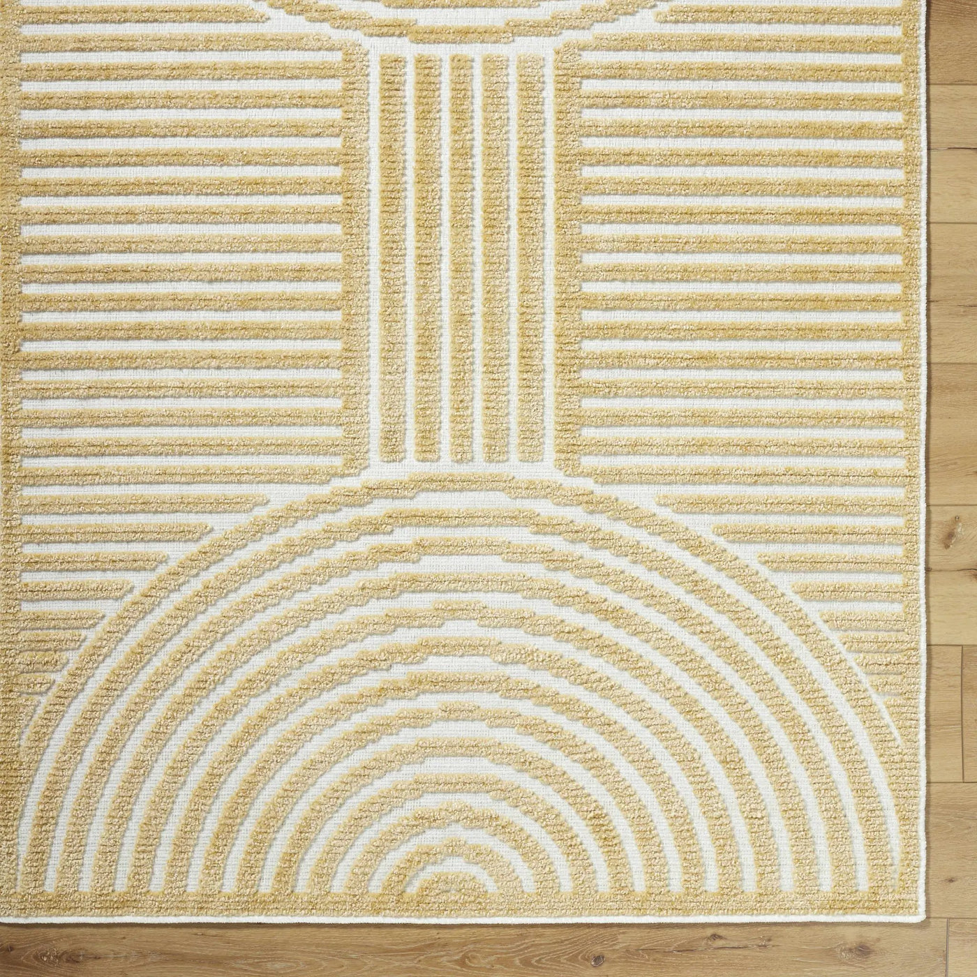 Deron Mustard Washable Area Rug by Boutique Rugs