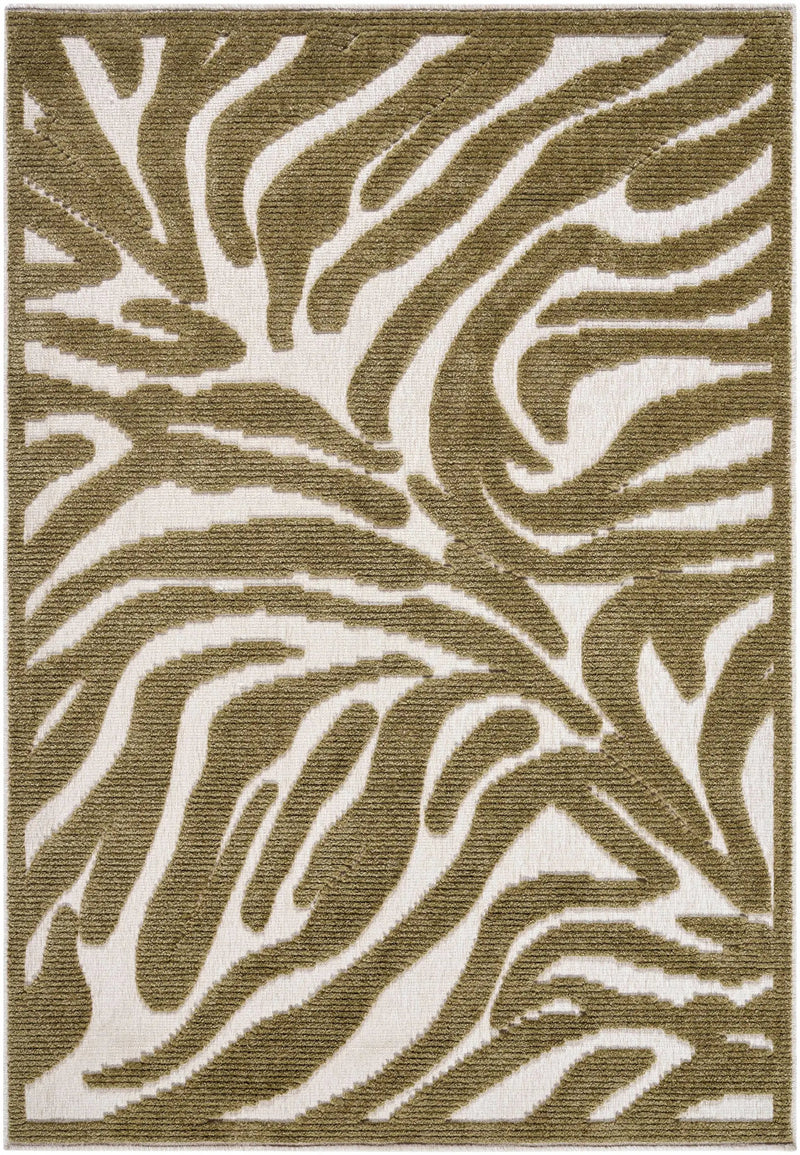 Keto Olive Washable Area Rug by Boutique Rugs
