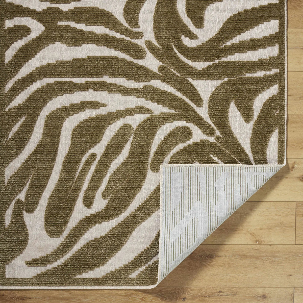 Keto Olive Washable Area Rug, photo 5 of 7