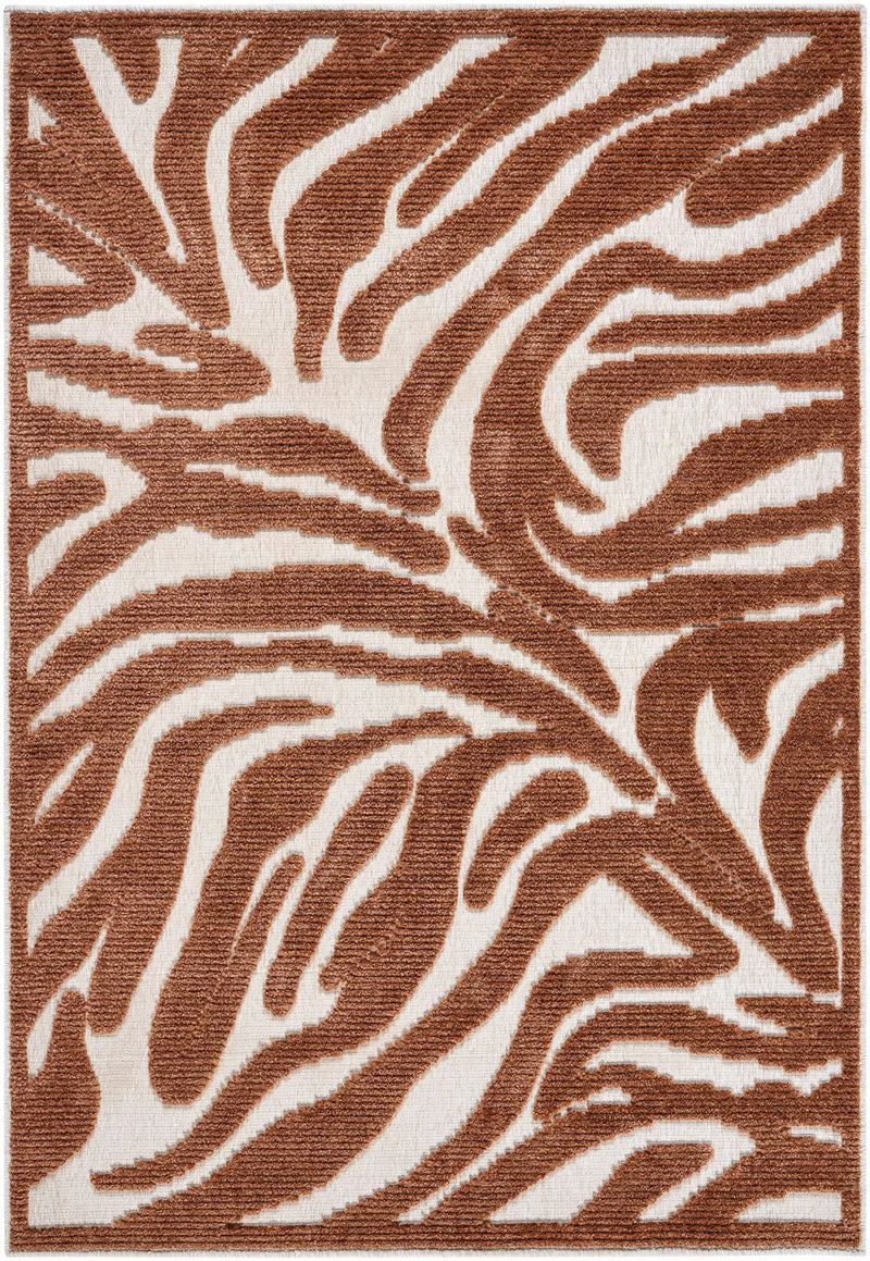 Keto Brown Washable Area Rug by Boutique Rugs