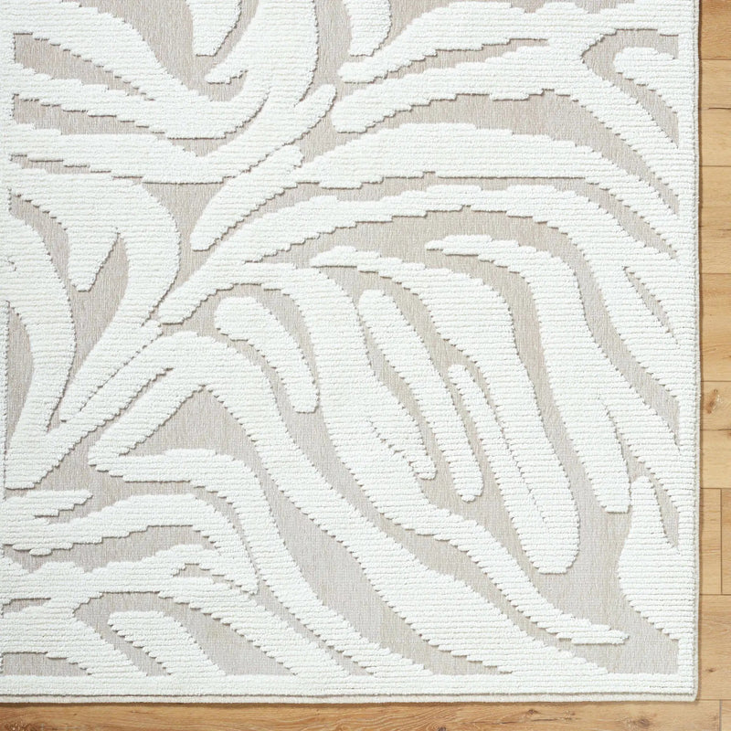 Keto Off-White 3D Washable Area Rug by Boutique Rugs