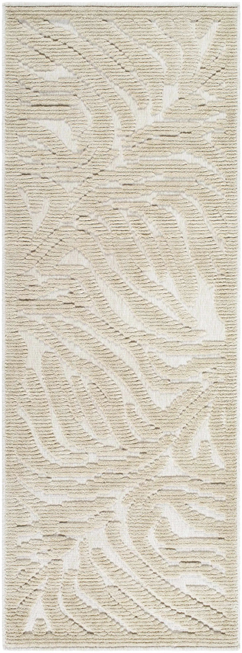 Keto Beige Washable Area Rug by Boutique Rugs