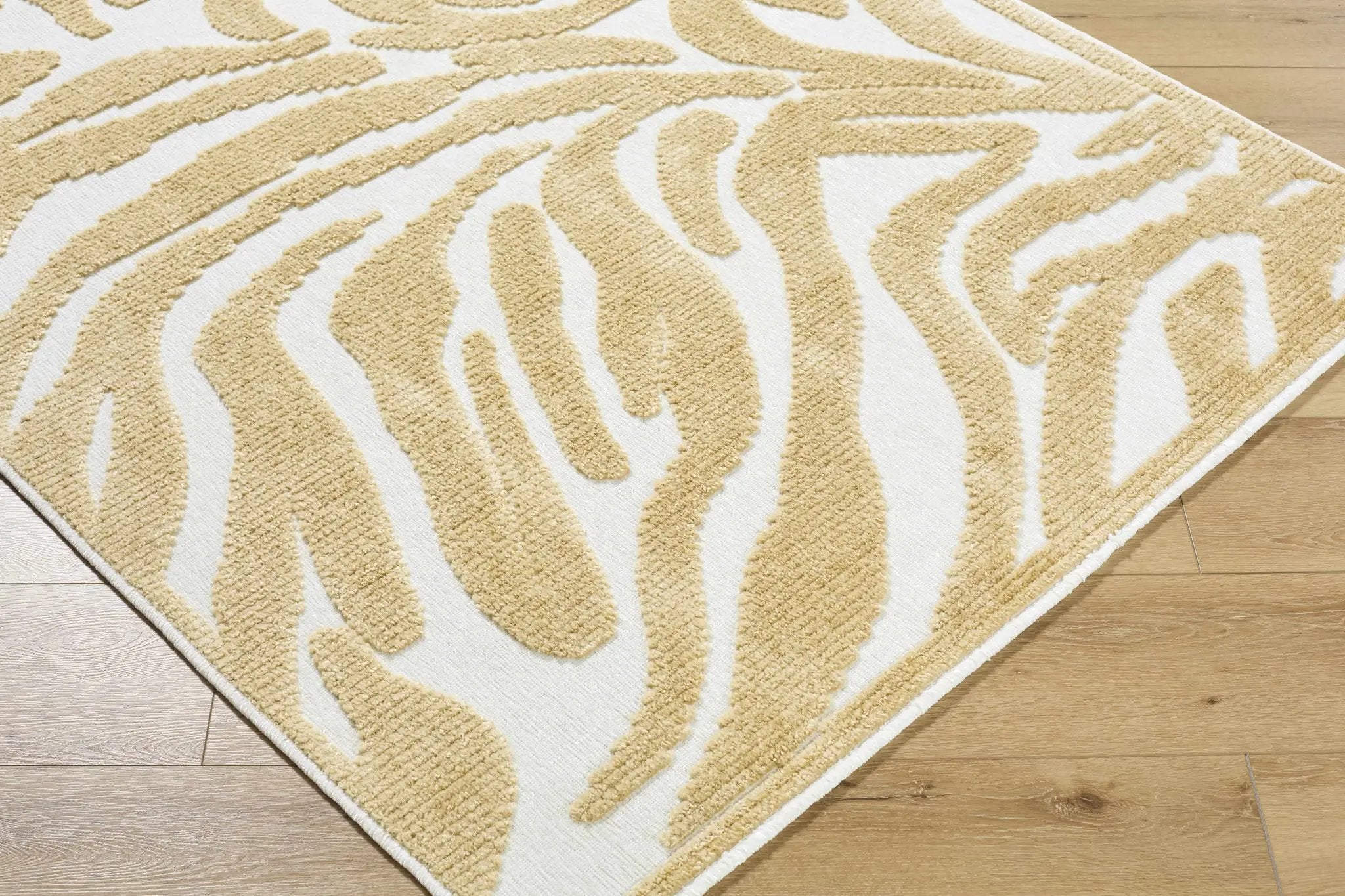 Keto White Washable Area Rug by Boutique Rugs