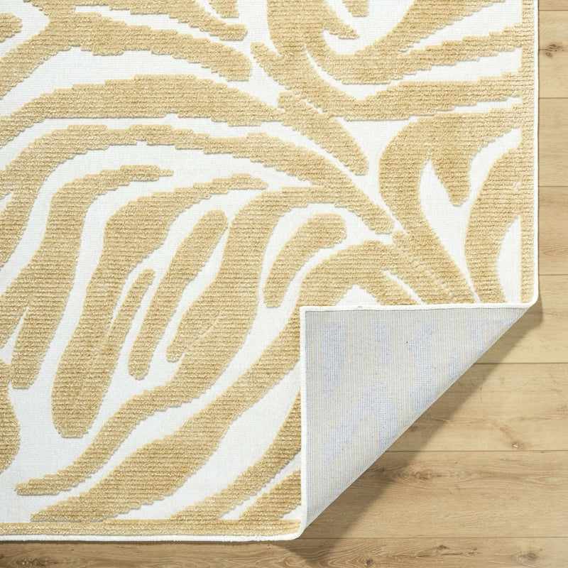 Keto White Washable Area Rug by Boutique Rugs