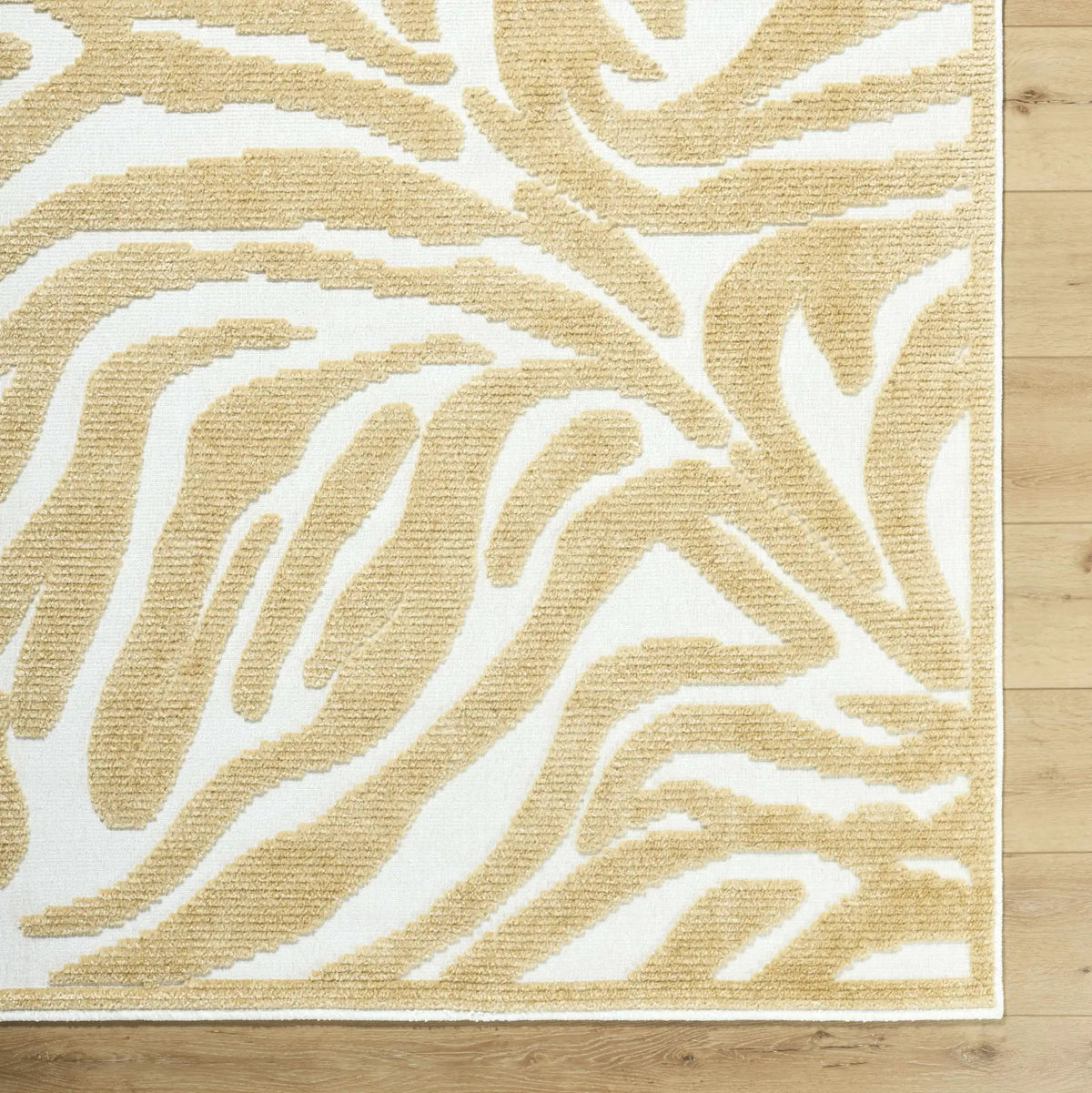 Keto White Washable Area Rug, photo 3 of 8