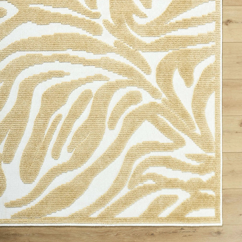 Keto White Washable Area Rug by Boutique Rugs