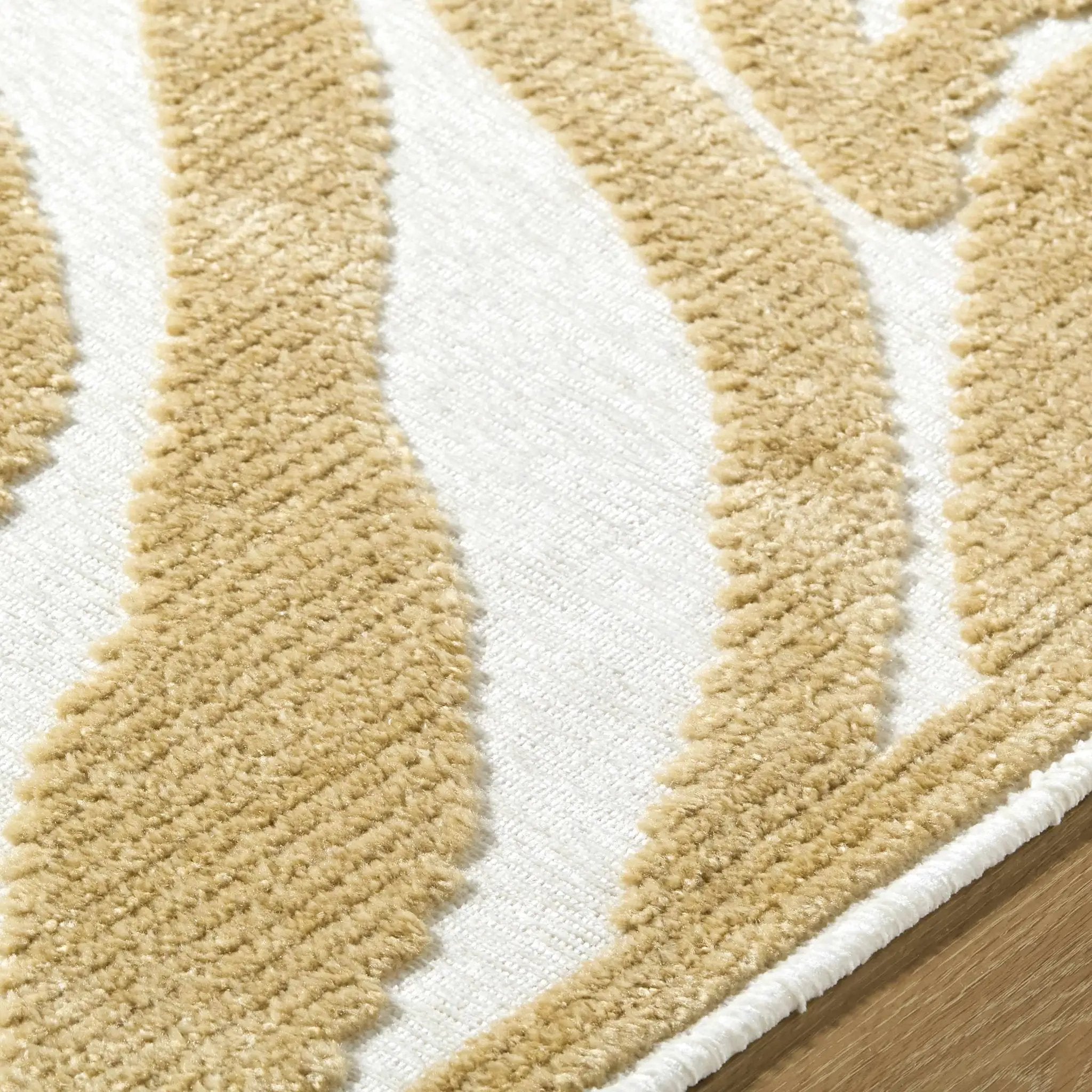 Keto White Washable Area Rug by Boutique Rugs