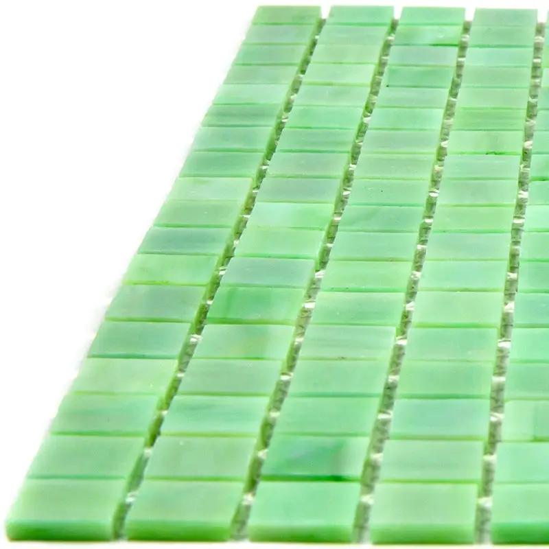 British Racing Green 12x12 Glossy Uniform Square Glass Mosaic Tile (20 pack, 18.69 sq ft/case) by Apollo Tile